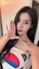 😍成绩对不起球迷了！韩国女球迷此前小恶魔扮相为韩国队加油~