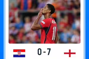 尴尬纪录!0-7负英格兰,克罗地亚成首个主场输7球的世界杯决赛队